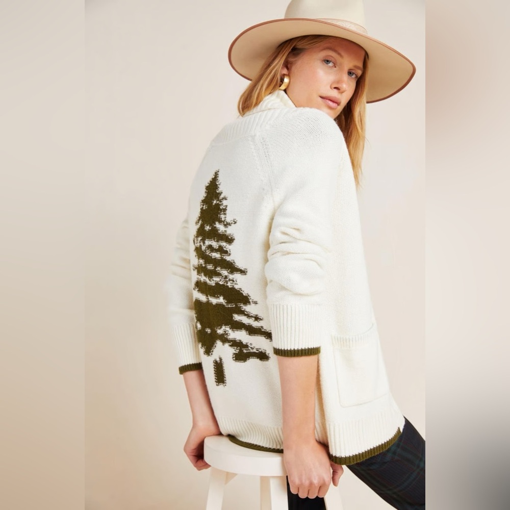 Anthropologie Evergreen Cardigan